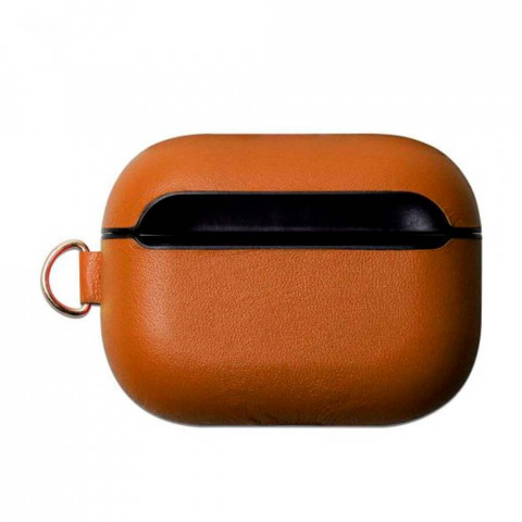 Чехол для AirPods Pro Leather Case Saddle brown
